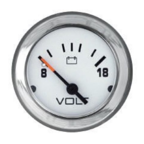 Mercury voltmeter wit