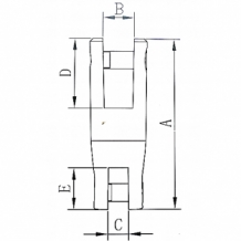 Ankerkettingverbinder draaiend