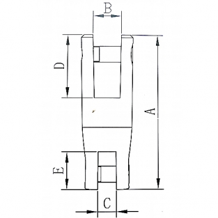 Ankerkettingverbinder draaiend