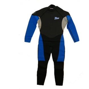 Heren wetsuit steam blauw